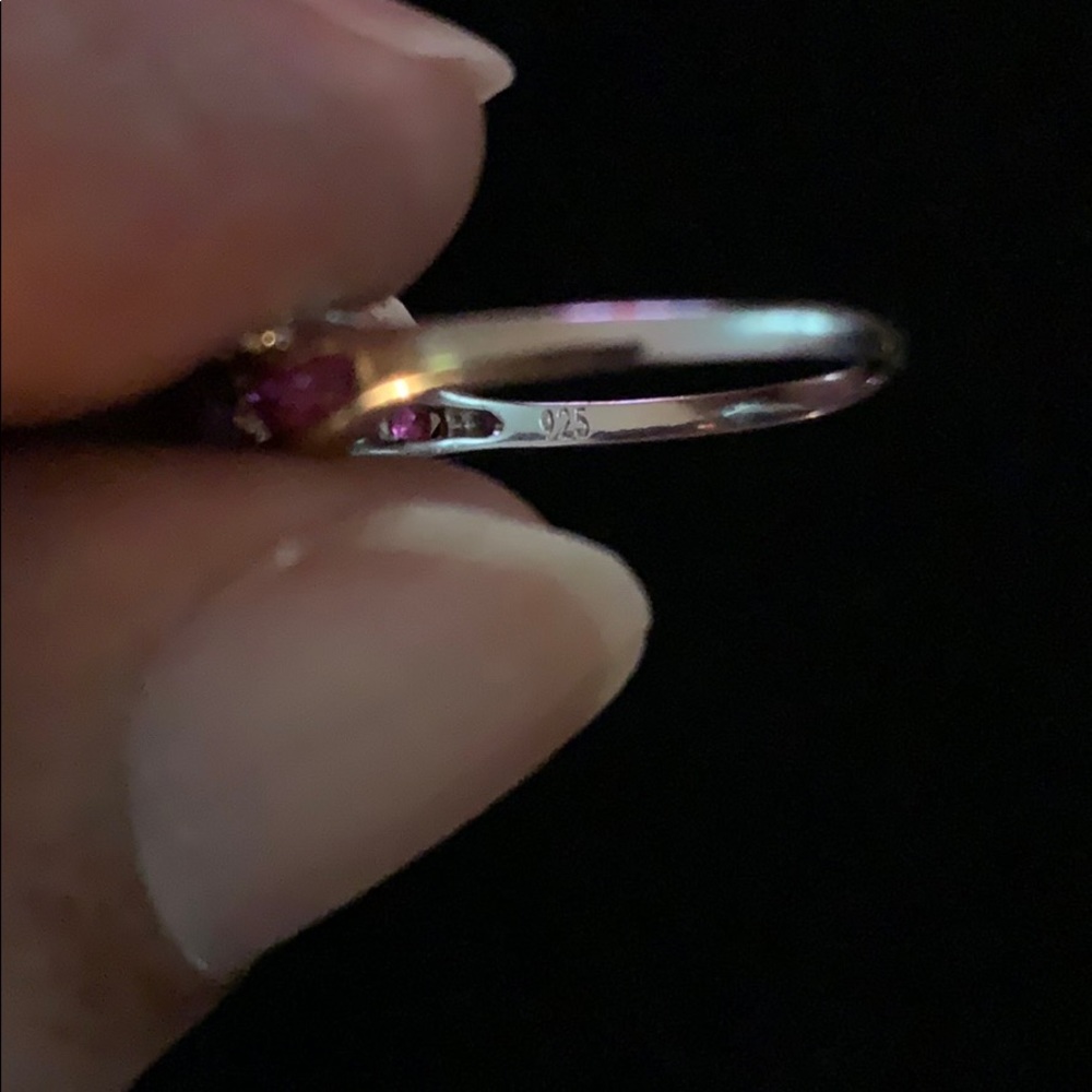COPY - Ring Ruby 925 Sterling Silver - Picture 3 of 7